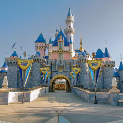 Theme park castle